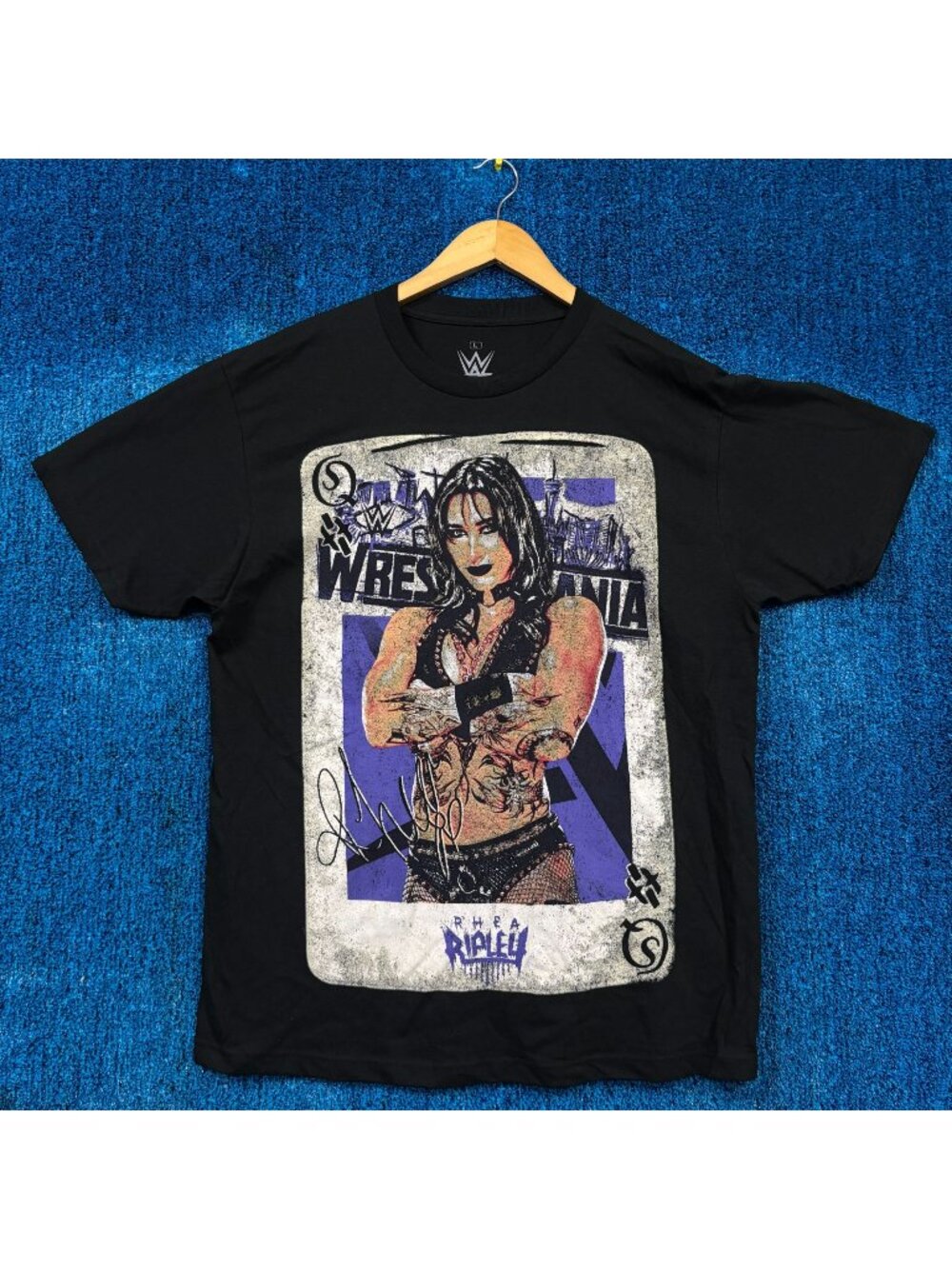 WWE Legends Rhea Ripley Wrestling T-Shirt Size Large